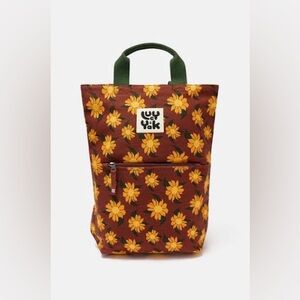 Lucy & Yak Dylan Backpack in Orange Selene Sunflower